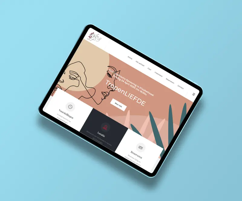 Website en ticketverkoop Tropenliefde