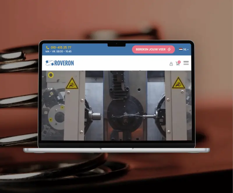 Webshop Roveron productoverzicht